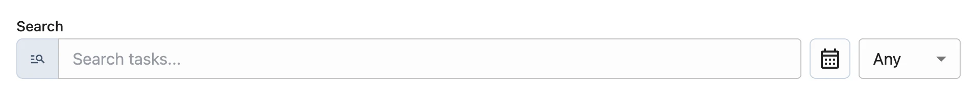 Searching tasks